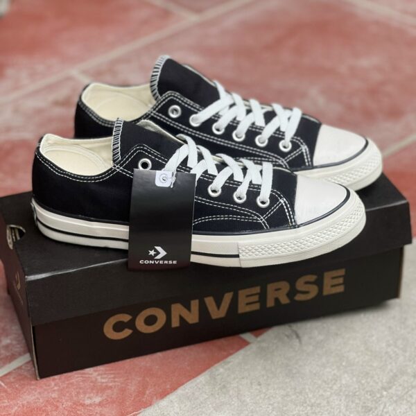 Giày Converse Chuck 1970s đen cổ thấp rep 1:1 | Giày Nhà Bơ