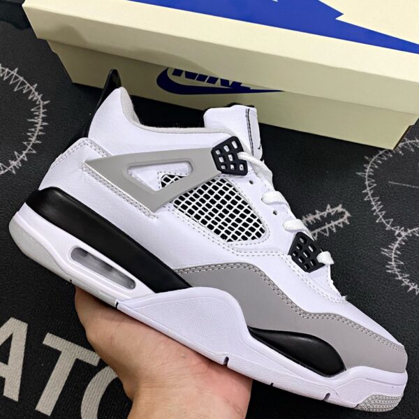 Giày Nike Jordan 4 trắng đen rep 1:1 hình 4 | Giày Nhà Bơ