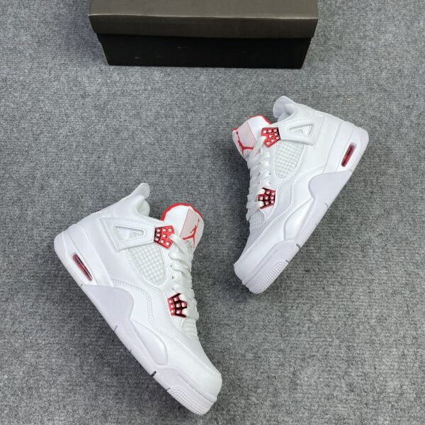 Giày Nike Jordan 4 trắng đỏ rep 1:1 | Giày Nhà Bơ