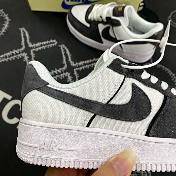 Giày Nike AF1 Canvas xám đen rep 1:1 hình 2 | Giày Nhà Bơ