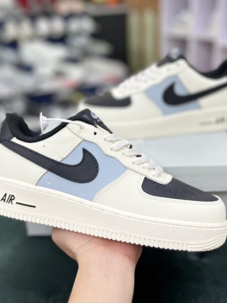 Giày Nike AF1 kem đen siêu cấp