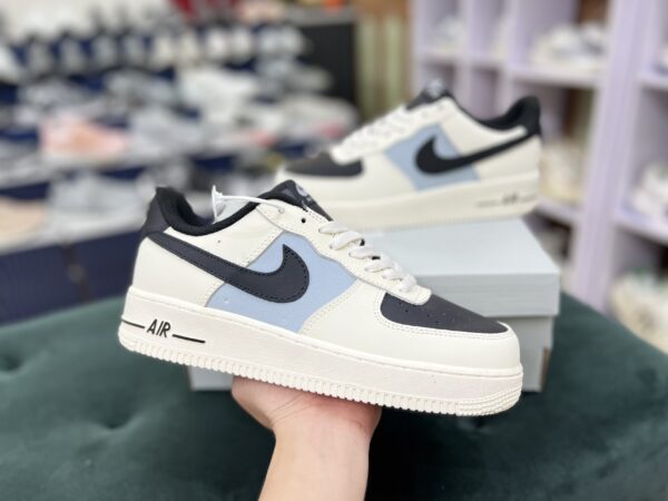 Giày Nike AF1 kem đen siêu cấp