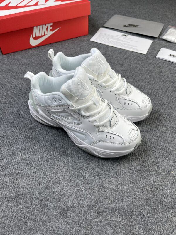 Giày Nike M2k Tekno gót xám full trắng rep 1:1